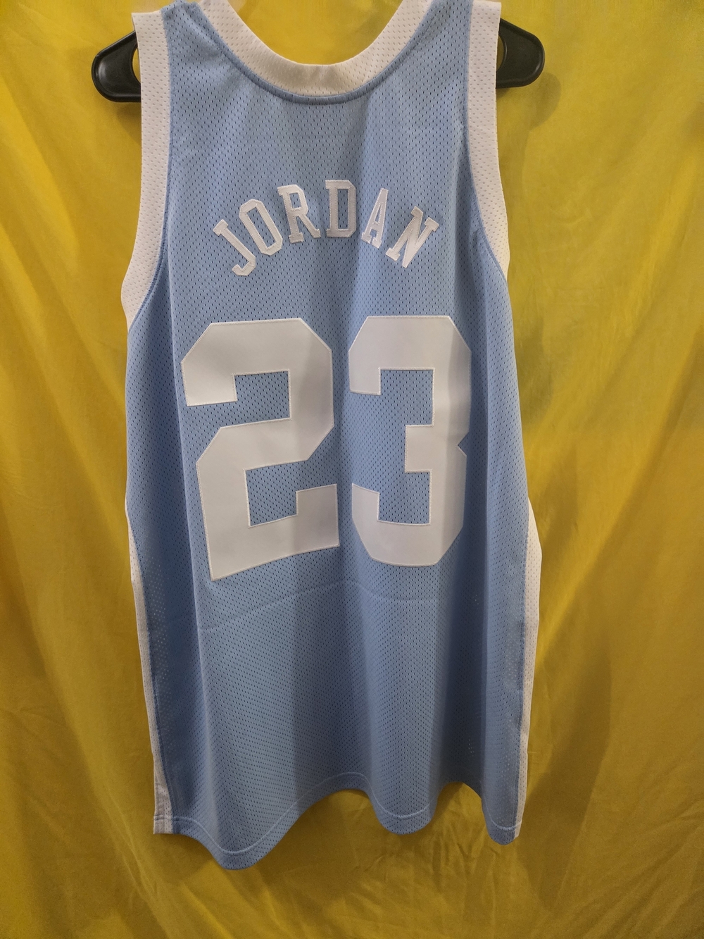 Mitchell & Ness Light Blue and White Basketball Jersey - Picture 5 of 5
